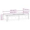 Schlafsofa Legarde 90x190cm (Einzel Kiefer)