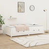 Weißes Schlafsofa Legarde 90x190cm (Einzel Kiefer)