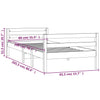 Bettgestell Bitboaca 80x200cm (Kiefer)