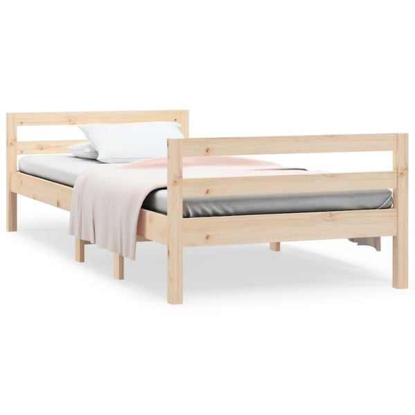 Bettgestell Bitboaca 75x190cm (Kiefer)