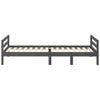 Graues Bettgestell Bitboaca 75x190cm (Kiefer)