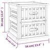 Nachttische Irodi 34x34x34cm (2 St. Kiefer)