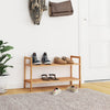 Schuhregal Orvil 69x27x41cm (Nussbaumholz)