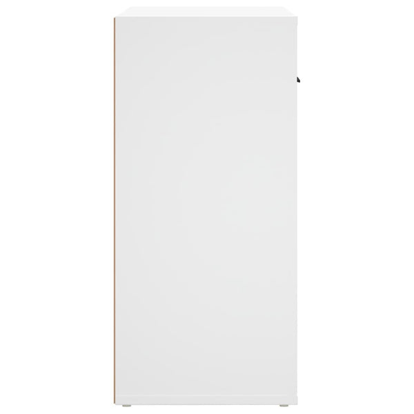 Valkoinen senkki Stefanesc 80x33x70cm (puinen)