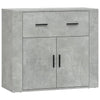 Betoninharmaa senkki Stefanesc 80x33x70cm (puinen)