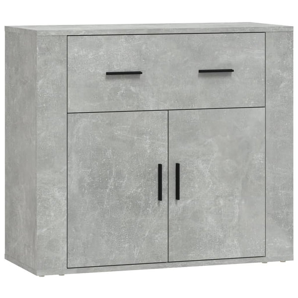 Betoninharmaa senkki Stefanesc 80x33x70cm (puinen)