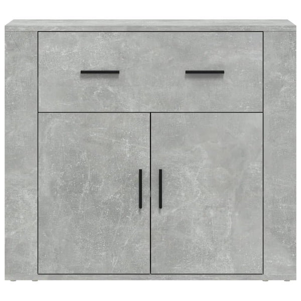 Betoninharmaa senkki Stefanesc 80x33x70cm (puinen)