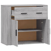 Harmaa senkki Stefanesc 80x33x70cm (puinen)
