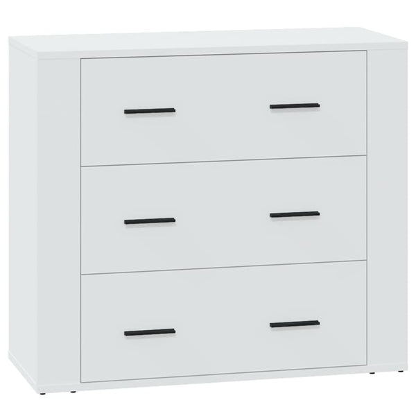 Valkoinen senkki Steliana 80x33x70cm (puinen)