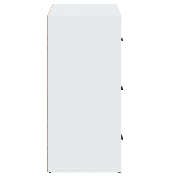 Valkoinen senkki Steliana 80x33x70cm (puinen)