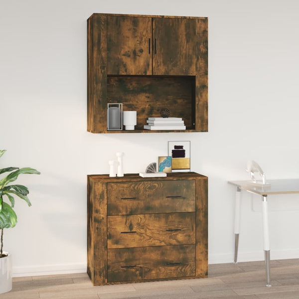 Savutammi seinäkaappi Volea 80x33x80cm (puinen)