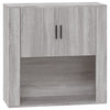 Harmaa seinäkaappi Volea 80x33x80cm (puinen)