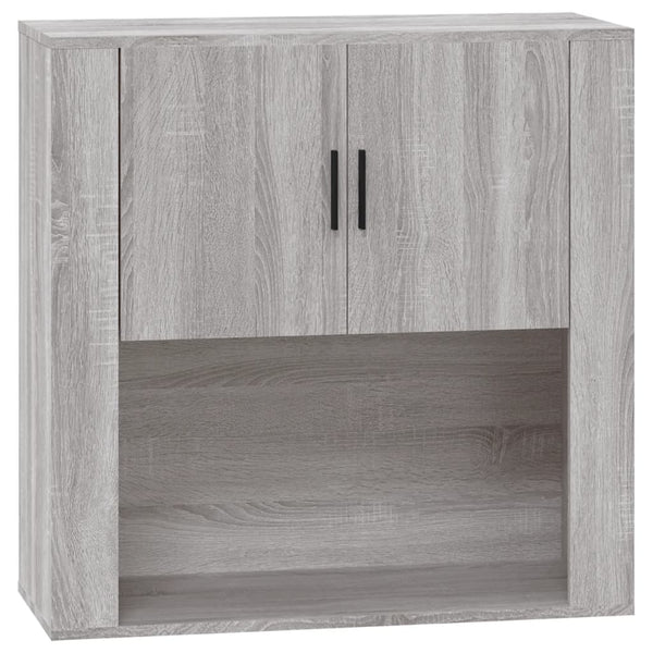 Harmaa seinäkaappi Volea 80x33x80cm (puinen)