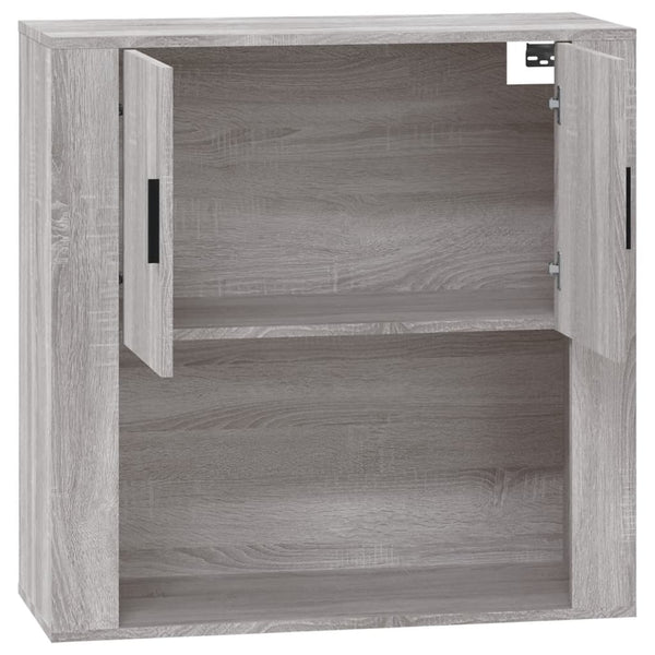 Harmaa seinäkaappi Volea 80x33x80cm (puinen)
