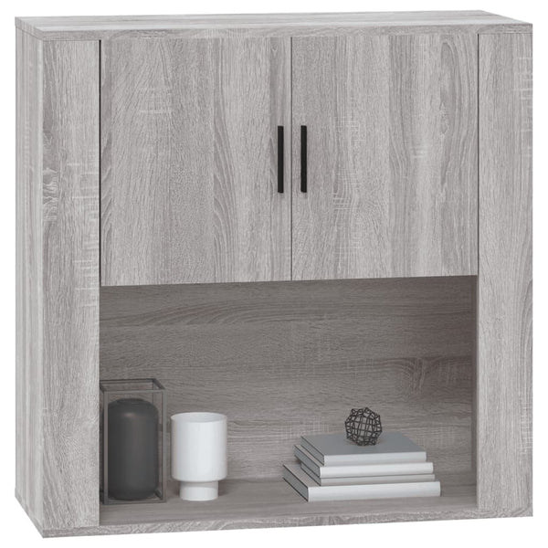 Harmaa seinäkaappi Volea 80x33x80cm (puinen)