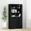 Schwarzer Wandschrank Fat 80x33x80cm (Holz)