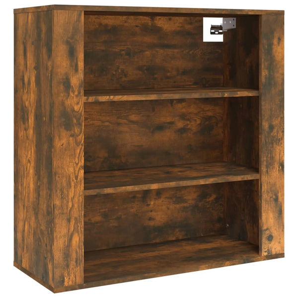 Wandhängeschrank Smoked Oak Fat 80x33x80cm (Holz)