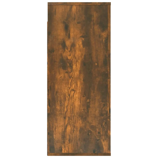 Wandhängeschrank Smoked Oak Fat 80x33x80cm (Holz)