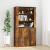 Wandhängeschrank Smoked Oak Fat 80x33x80cm (Holz)