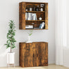 Wandhängeschrank Smoked Oak Fat 80x33x80cm (Holz)