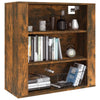 Wandhängeschrank Smoked Oak Fat 80x33x80cm (Holz)