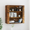 Wandhängeschrank Smoked Oak Fat 80x33x80cm (Holz)