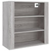 Grauer Wandschrank Fat 80x33x80cm (Holz)