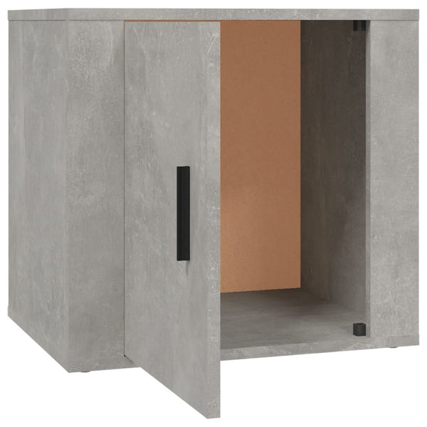 Nachttische Busoi 50x39x47 cm betongrau (2 St.)
