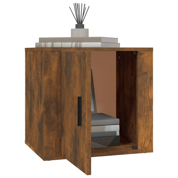 Nachttisch Busoi 50x39x47cm Rauch-Eiche