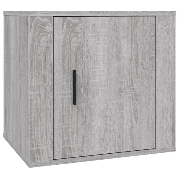 Grauer Nachttisch Busoi 50x39x47cm