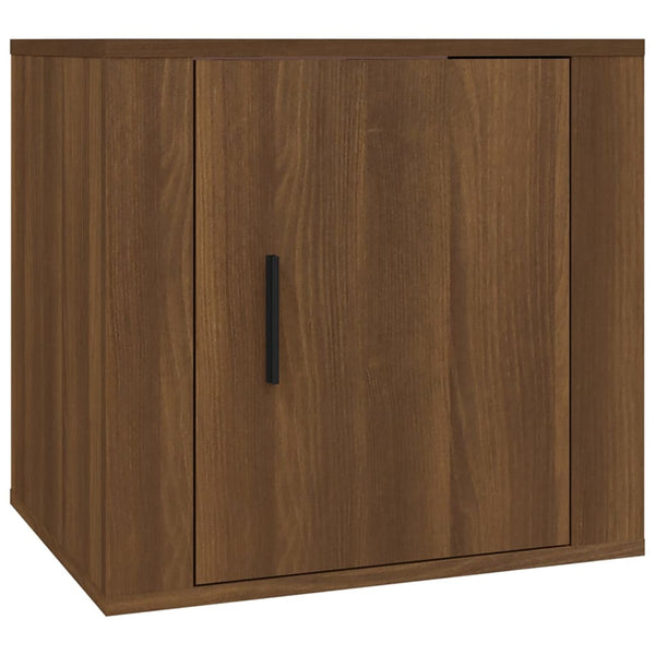Braune Nachttische Busoi 50x39x47cm (2 Stück Eiche)