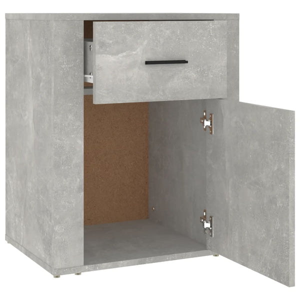 Nachttisch Sonoria 50x36x60cm, betongrau (Holz)