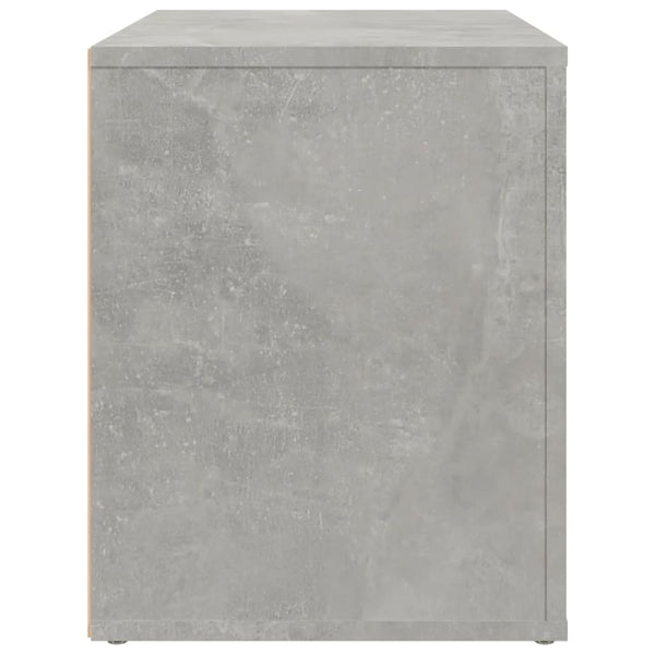Betoninharmaa yöpöytä Dorii 60x36x45cm (puinen)