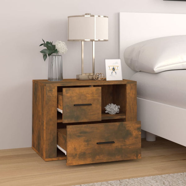 Nachttisch Dorii Wildeiche 60x36x45cm (Holz)