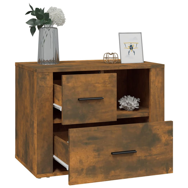 Nachttisch Dorii Wildeiche 60x36x45cm (Holz)