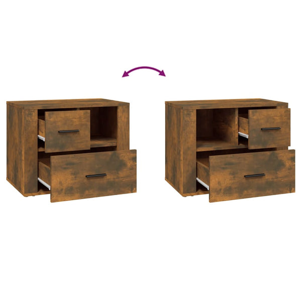 Nachttisch Dorii Wildeiche 60x36x45cm (Holz)