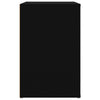 Schwarzer Schuhschrank Tara 130x35x54cm (Holz)