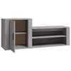 Grauer Schuhschrank Tara 130x35x54cm (Holz)