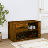 Schuhschrank Glicherie aus Rauchereiche 80x35x45cm (Holz)