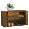 Schuhschrank Glicherie aus Rauchereiche 80x35x45cm (Holz)