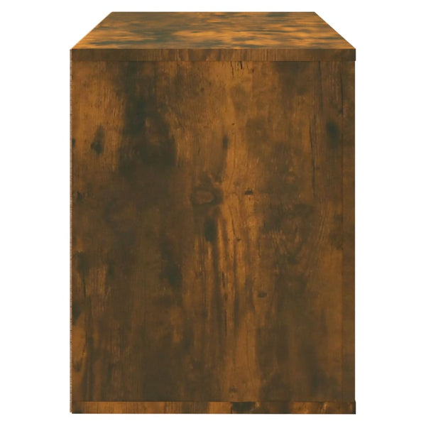 Schuhschrank Glicherie aus Rauchereiche 80x35x45cm (Holz)