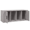 Graues TV-Möbel Wash 100x35x40cm (Holz)