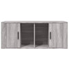 Graues TV-Möbel Wash 100x35x40cm (Holz)