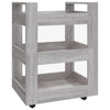 Grauer Küchenwagen Chioralia 60x45x80cm (Holz)