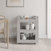 Grauer Küchenwagen Chioralia 60x45x80cm (Holz)