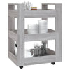 Grauer Küchenwagen Chioralia 60x45x80cm (Holz)