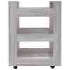 Grauer Küchenwagen Chioralia 60x45x80cm (Holz)