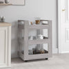 Grauer Küchenwagen Chioralia 60x45x80cm (Holz)