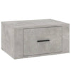 Betongrauer wandmontierter Nachttisch Vulturul 50x36x25cm