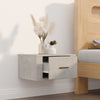 Betongrauer wandmontierter Nachttisch Vulturul 50x36x25cm